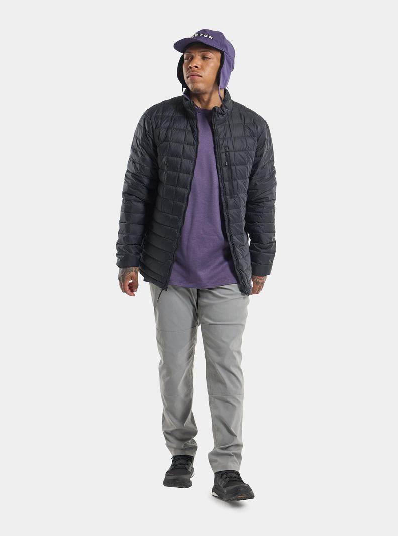 Burton Mid-Heat Down Snowboardjacke Herren Schwarz | 023-LCSBVN