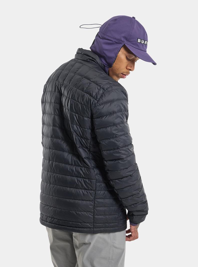 Burton Mid-Heat Down Snowboardjacke Herren Schwarz | 023-LCSBVN
