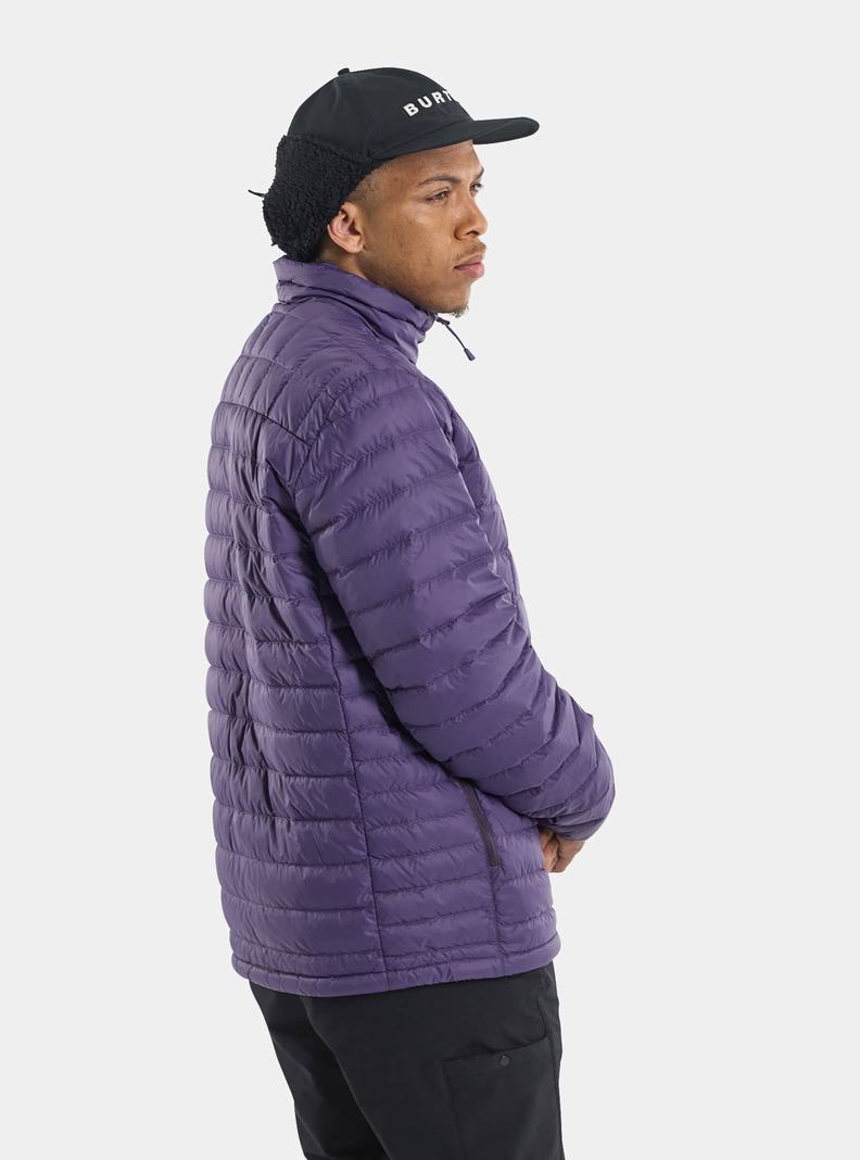 Burton Mid-Heat Down Snowboardjacke Herren Lila | 578-LSXHRQ