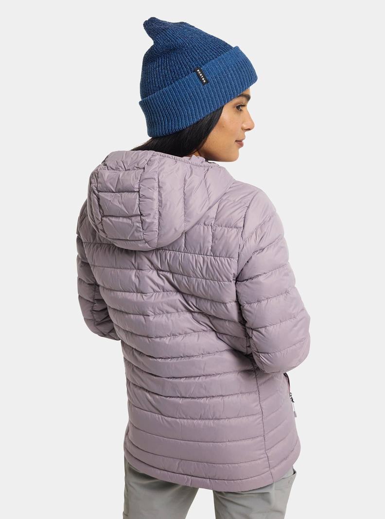 Burton Mid-Heat Mit Kapuze Down Insulated Snowboardjacke Damen Lavendel | 418-FAWDYX