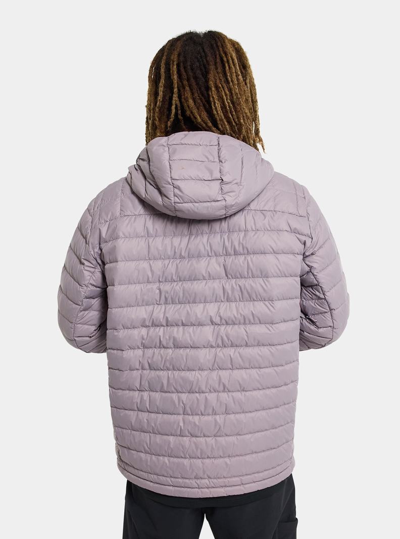 Burton Mid-Heat Mit Kapuze Down Insulated Snowboardjacke Herren Lavendel | 823-DKJCFQ