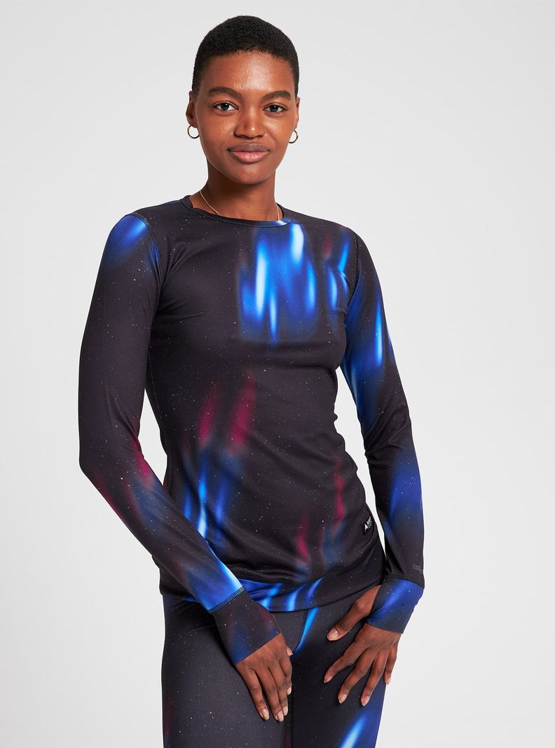 Burton Midweight Base Layer Crew Funktionswäsche Damen Schwarz | 986-IWDZNR