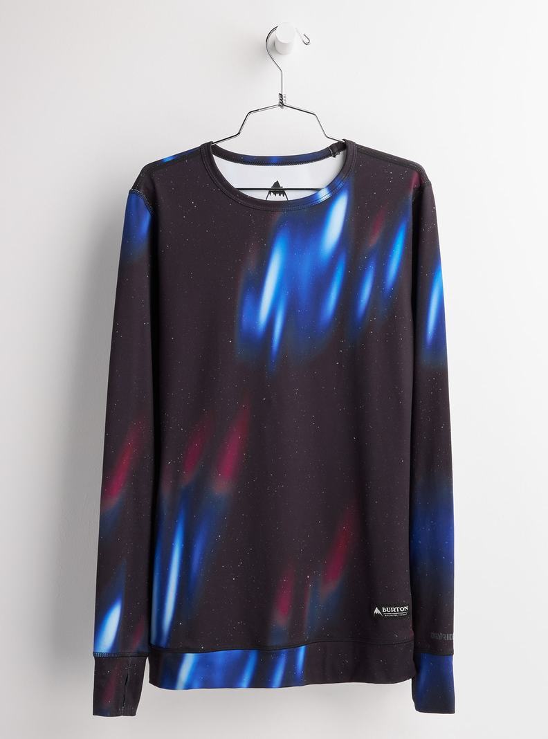 Burton Midweight Base Layer Crew Funktionswäsche Damen Schwarz | 986-IWDZNR
