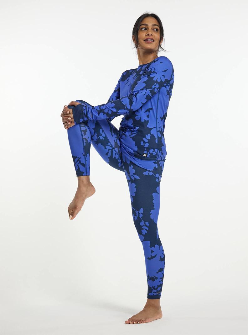 Burton Midweight Base Layer Pants Funktionswäsche Damen Blau | 013-BNUJHK