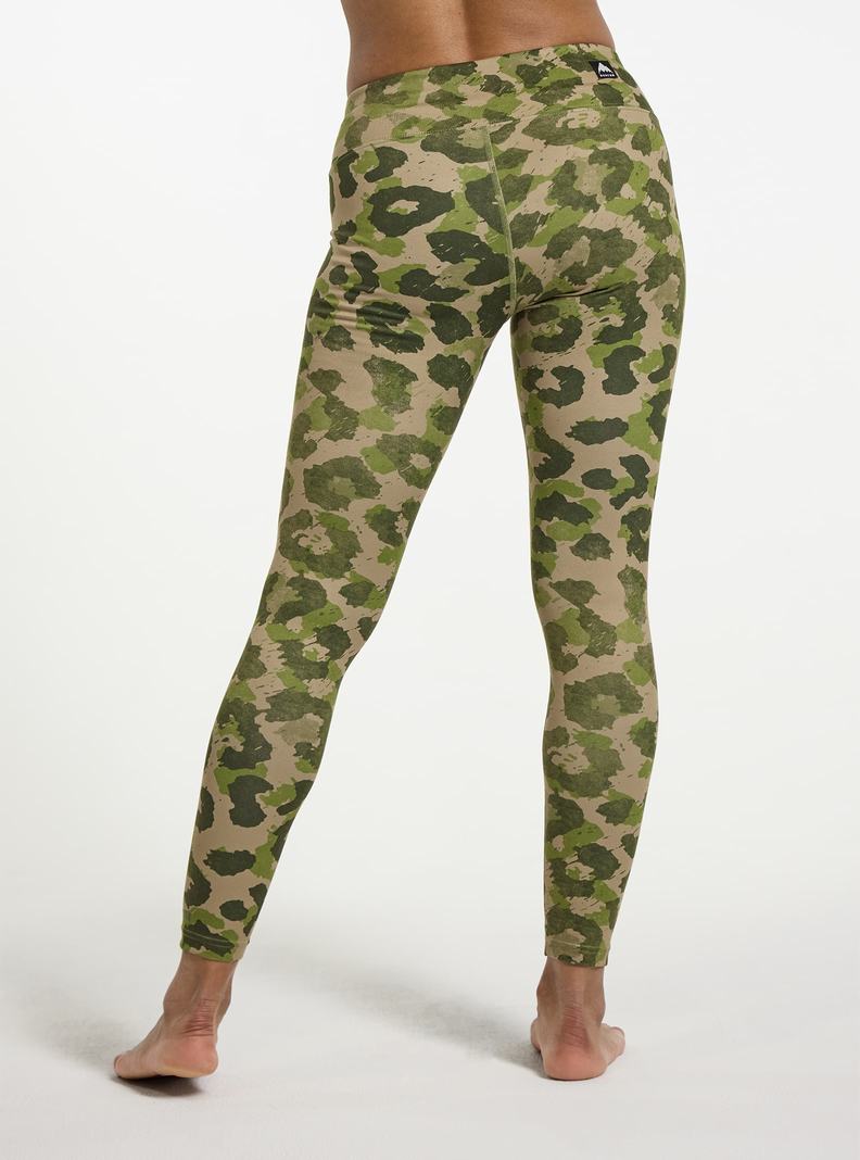 Burton Midweight Base Layer Pants Funktionswäsche Damen Khaki Grün | 076-DNWVFR
