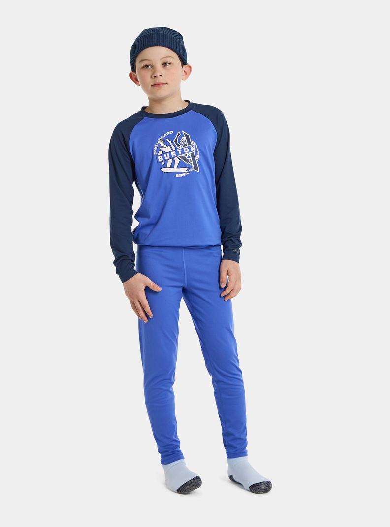 Burton Midweight Base Layer Pants Funktionswäsche Kinder Blau | 825-AUIHZO
