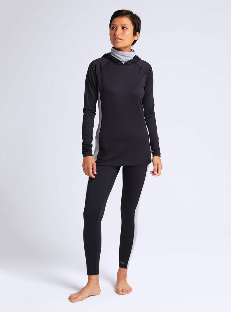 Burton Midweight X Base Layer Pants Funktionswäsche Damen Schwarz Grau | 128-GPDNWV