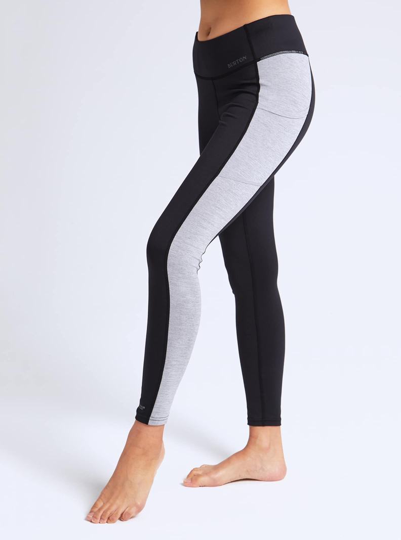 Burton Midweight X Base Layer Pants Funktionswäsche Damen Schwarz Grau | 128-GPDNWV