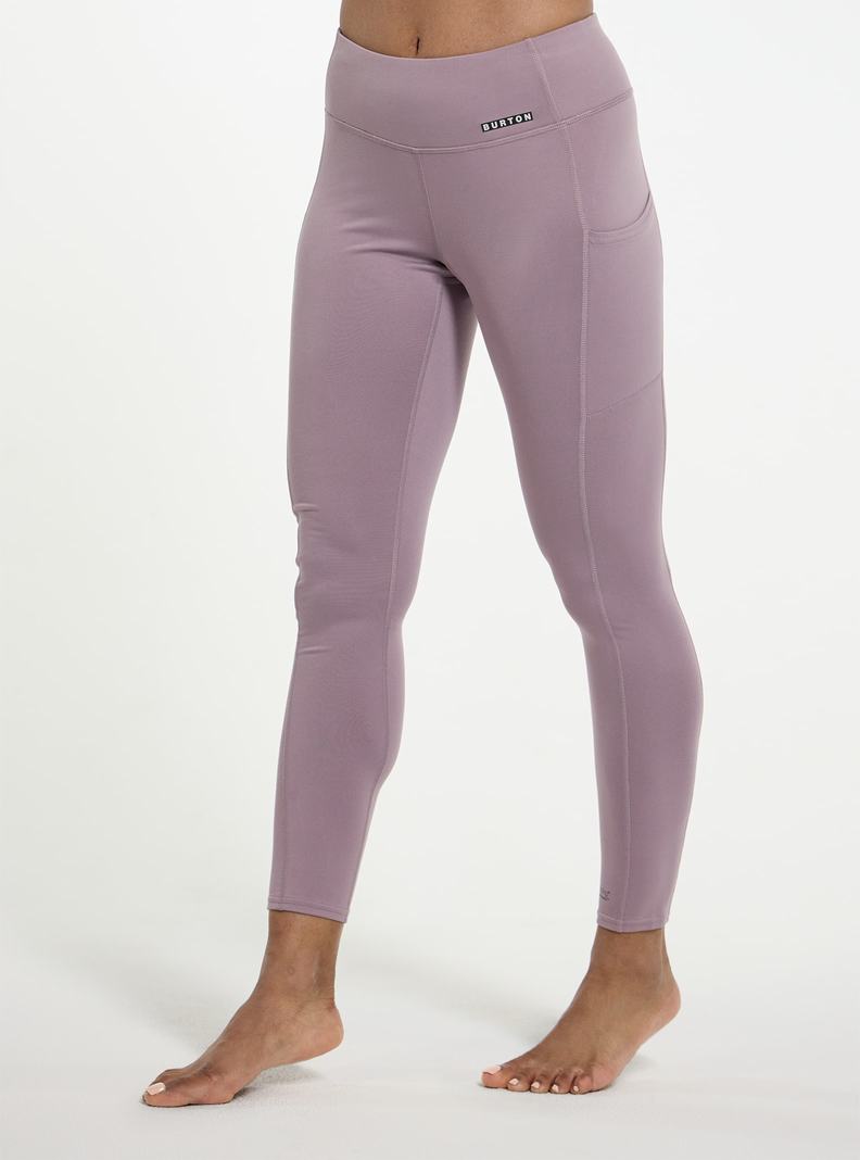 Burton Midweight X Base Layer Pants Funktionswäsche Damen Lavendel | 201-SZOJQC