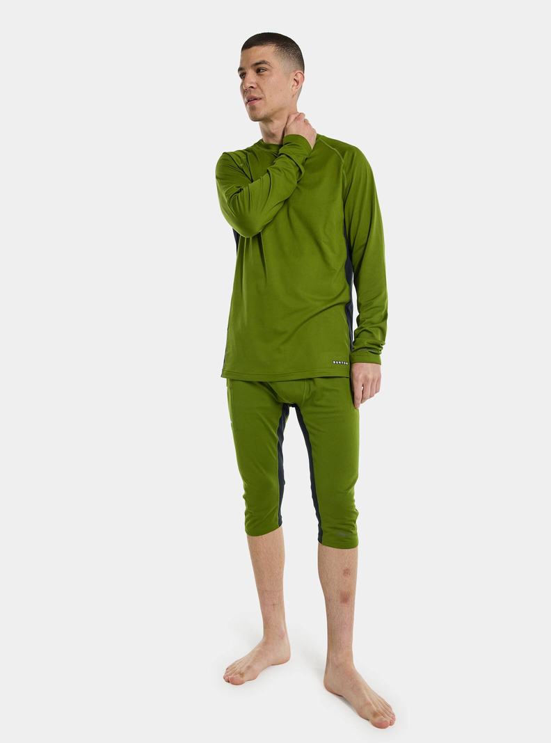 Burton Midweight X Base Layer Three-Quarter Boot Pants Funktionswäsche Herren Grün | 716-NDXQOB