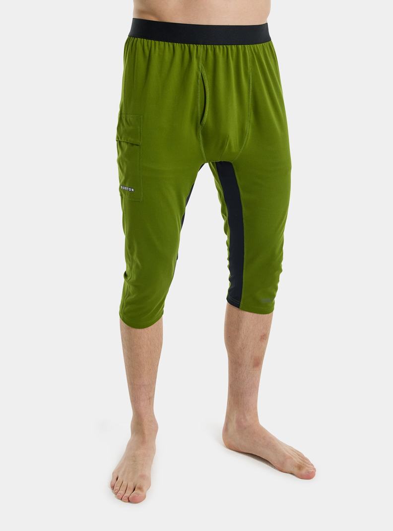 Burton Midweight X Base Layer Three-Quarter Boot Pants Funktionswäsche Herren Grün | 716-NDXQOB