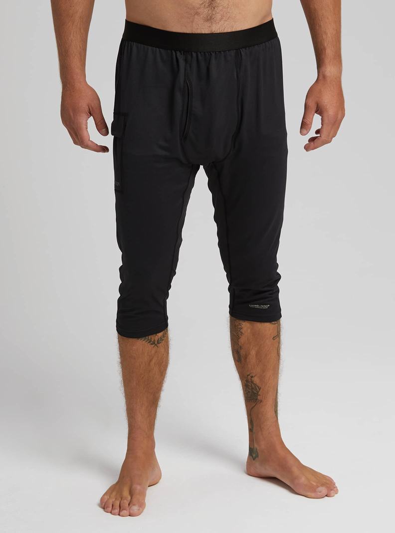 Burton Midweight X Base Layer Three-Quarter Boot Pants Funktionswäsche Herren Schwarz | 751-PCWAUO