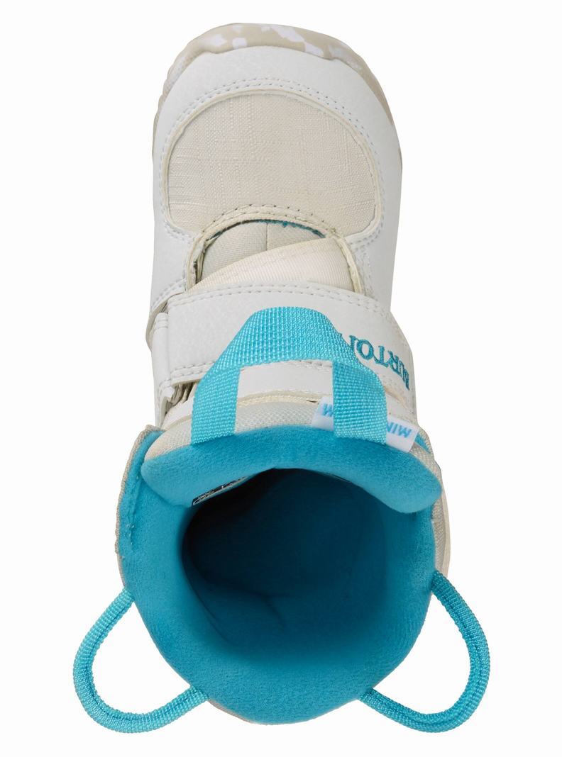 Burton Mini Grom Snowboardboots Kinder Weiß | 615-TVBOGF