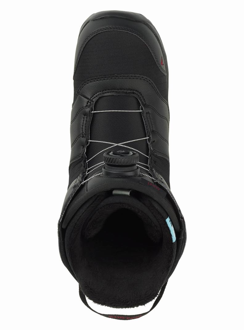 Burton Mint BOA® Weite Snowboardboots Damen Schwarz | 347-ZOEBNM