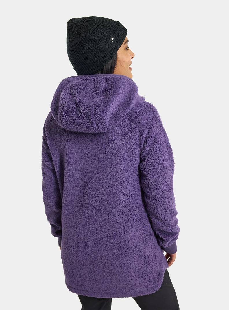 Burton Minxy Full-Zip Fleece Sweatshirts Damen Lila | 406-VJPQSW