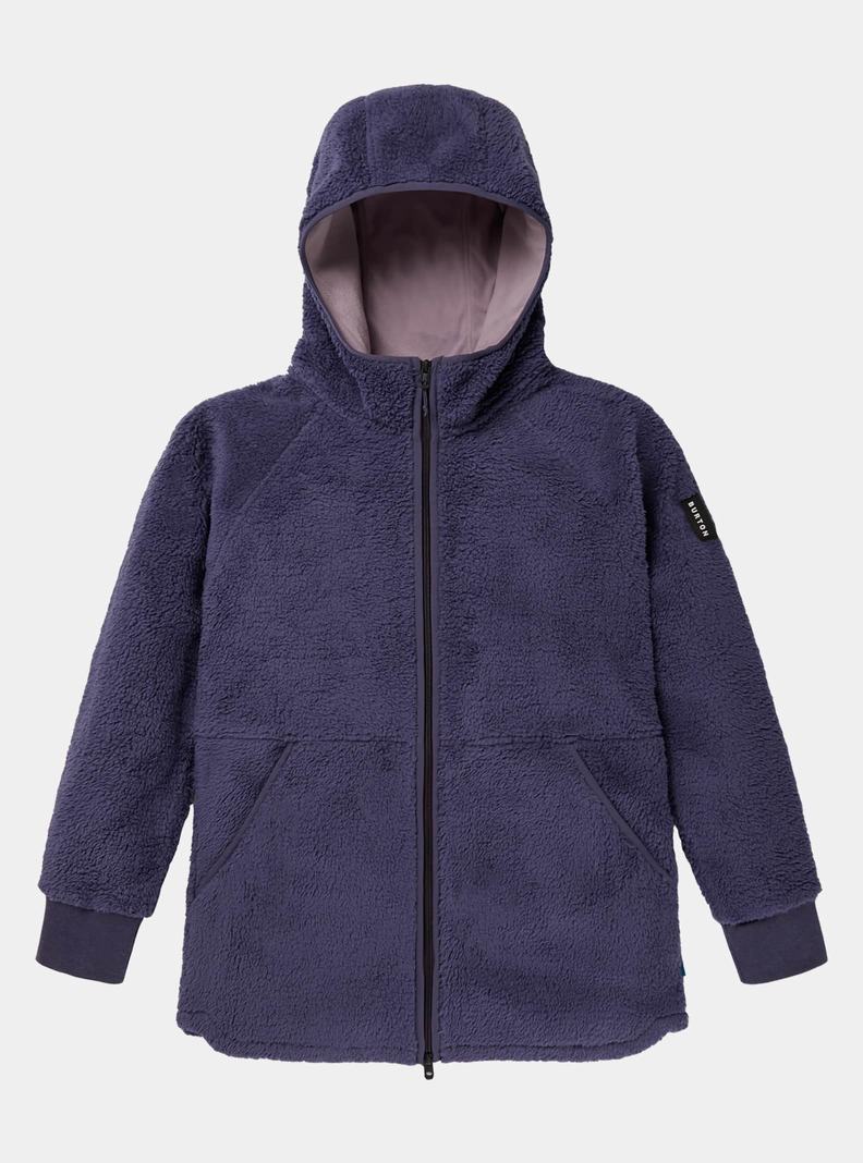 Burton Minxy Full-Zip Fleece Sweatshirts Damen Lila | 406-VJPQSW