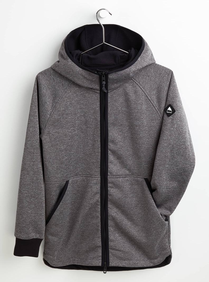 Burton Minxy Full-Zip Fleece Sweatshirts Damen Schwarz | 576-EWDUOC