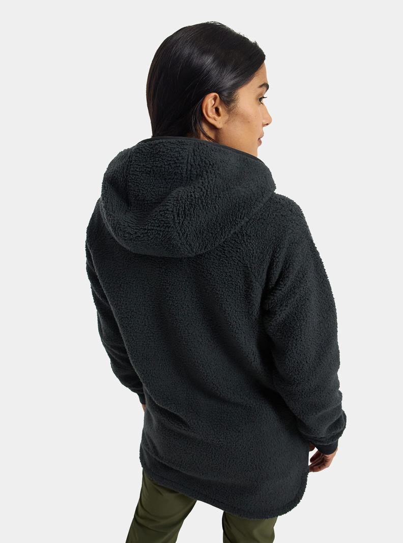 Burton Minxy Full-Zip Fleece Sweatshirts Damen Schwarz | 964-SPNRWH