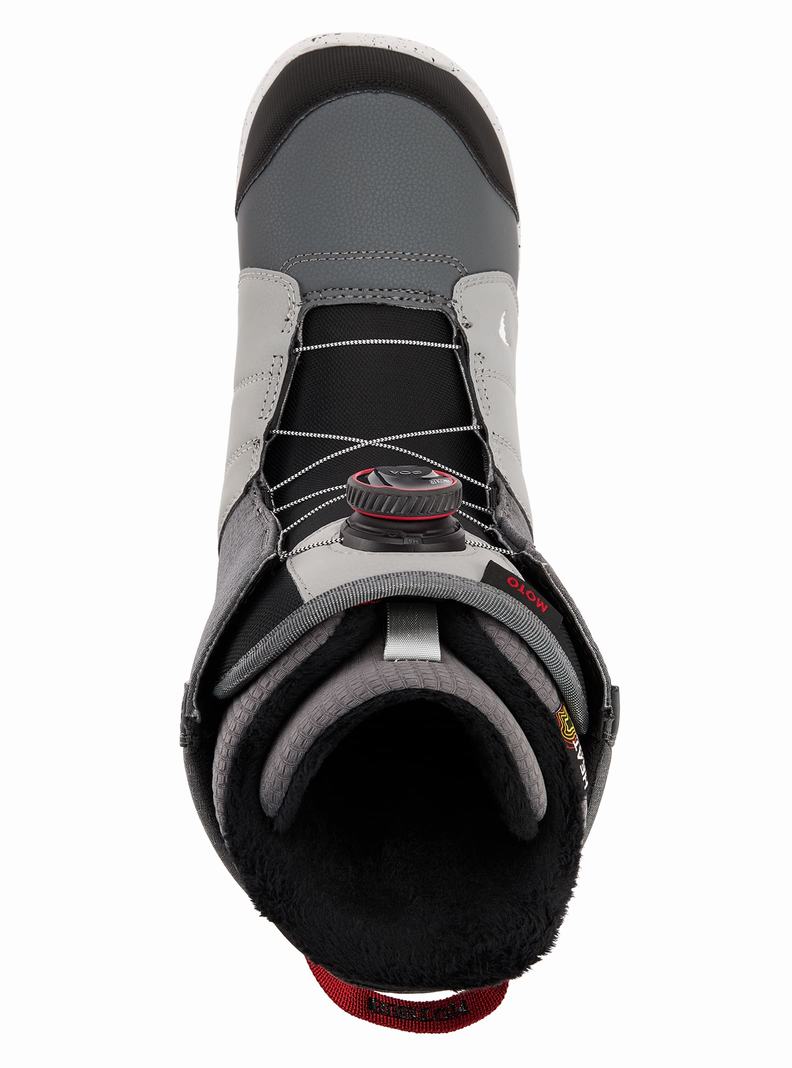 Burton Moto BOA® Snowboardboots Herren Grau Schwarz | 012-IMVXBY