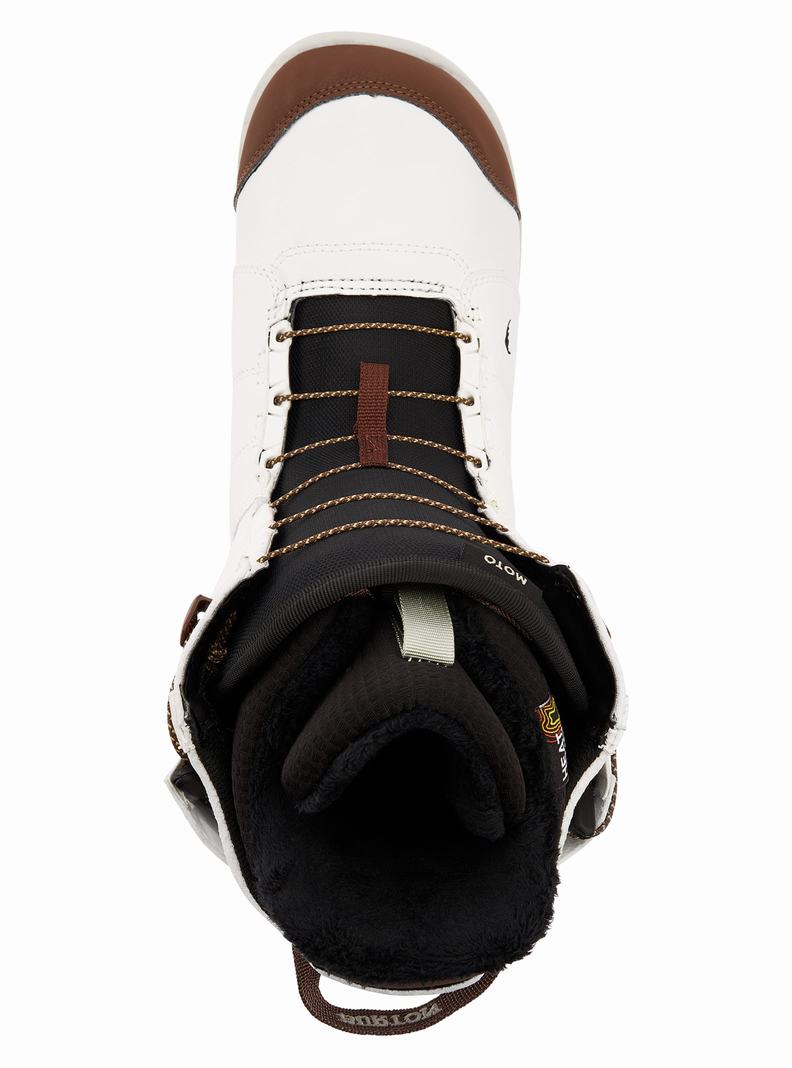 Burton Moto Snowboardboots Herren Weiß | 437-PEOIFU