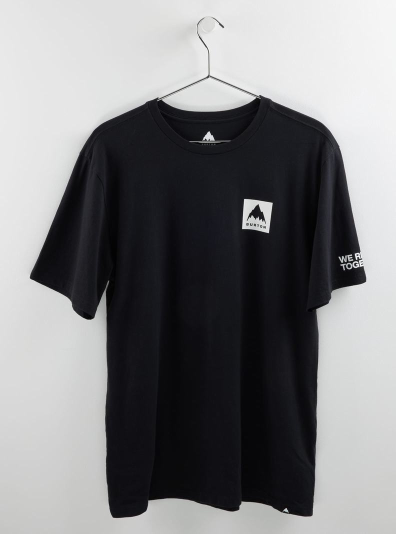 Burton Mountain Mark Kurzes Sleeve T-Shirts Herren Schwarz | 039-ORSGCB
