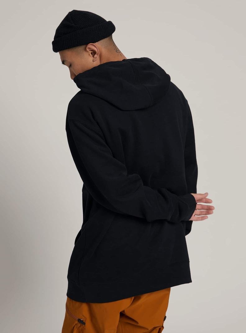 Burton Mountain Pullover Hoodie Damen Schwarz | 375-XMVZRQ