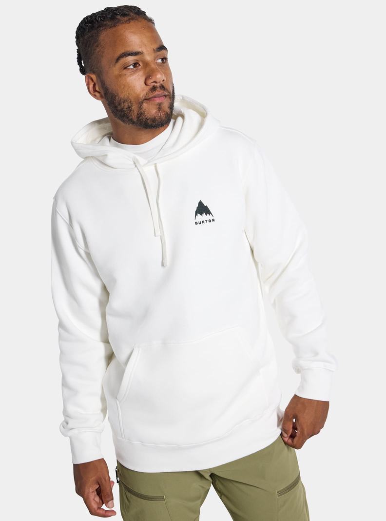 Burton Mountain Pullover Hoodie Damen Weiß | 805-DPVBGI