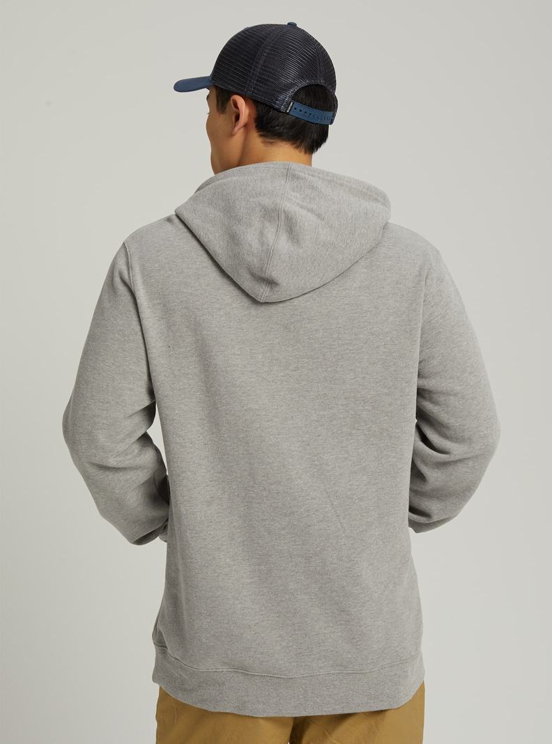 Burton Mountain Pullover Hoodie Herren Grau | 789-HOSGRM