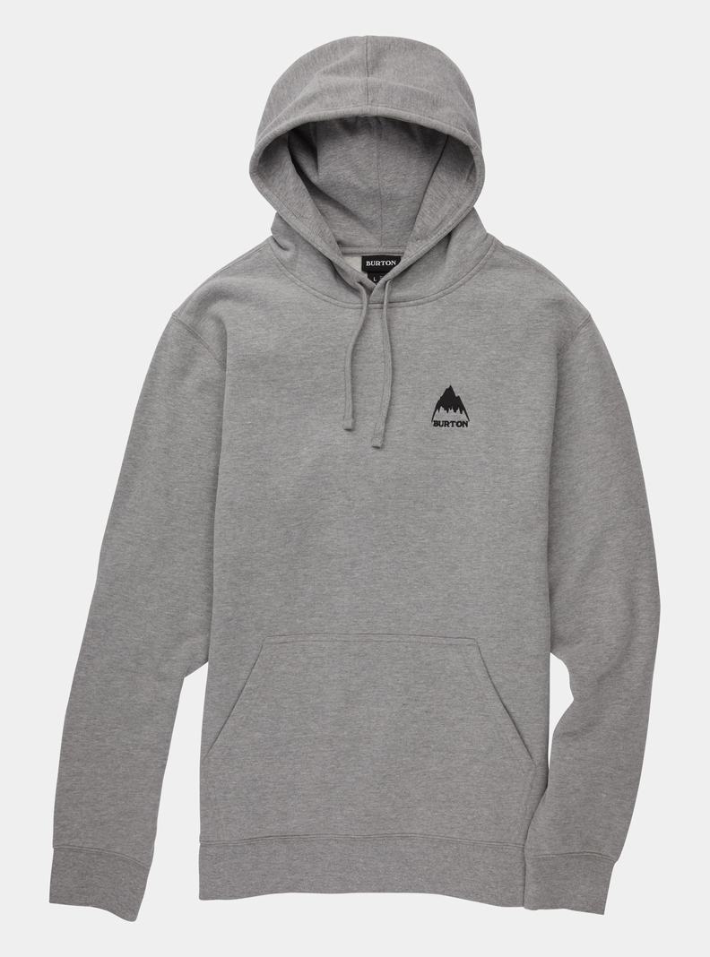 Burton Mountain Pullover Hoodie Herren Grau | 789-HOSGRM