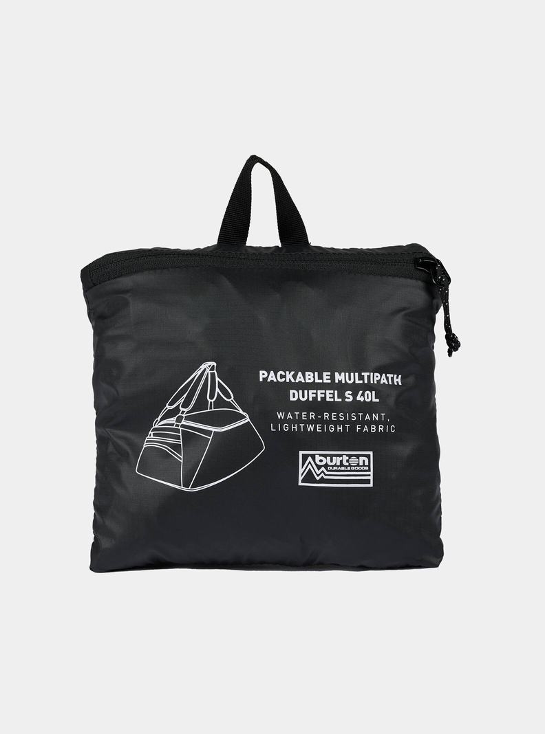 Burton Multipath 40L Packable Duffel Rucksack Unisex Schwarz | 643-SUKZGO