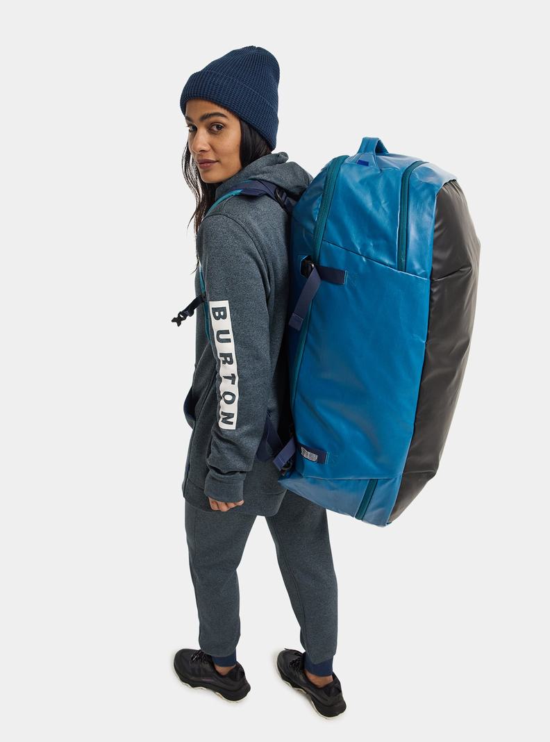 Burton Multipath 90L Large Duffel Rucksack Unisex Blau | 465-KSDXYF
