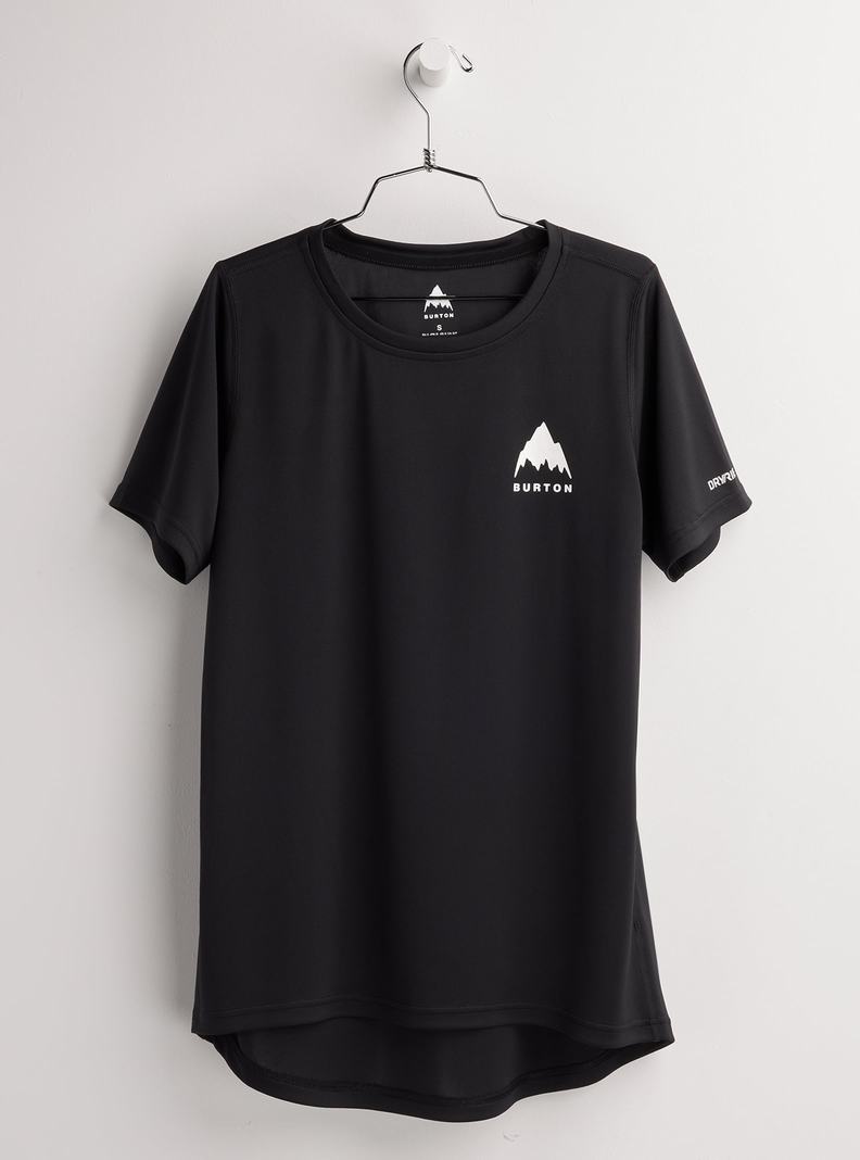 Burton Multipath Active Kurzes Sleeve T-Shirts Damen Schwarz | 904-KTHGPB