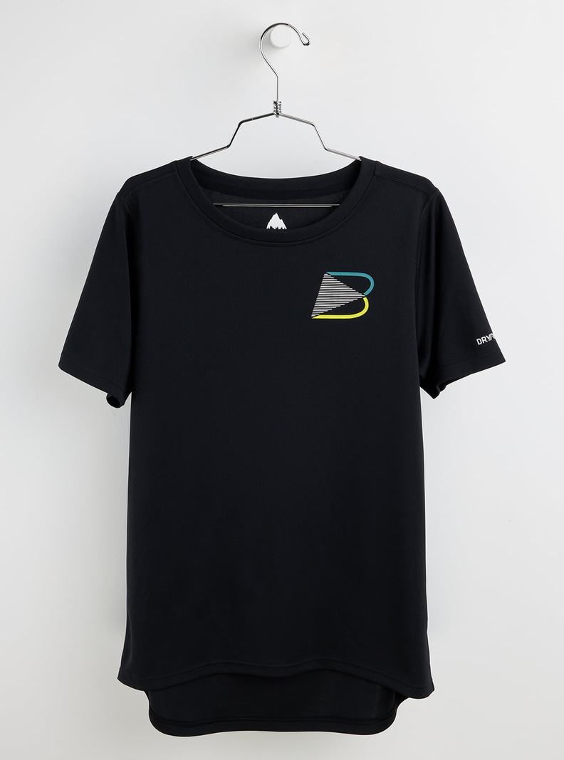 Burton Multipath Active Kurzes Sleeve T-Shirts Damen Schwarz | 932-LGZTPQ