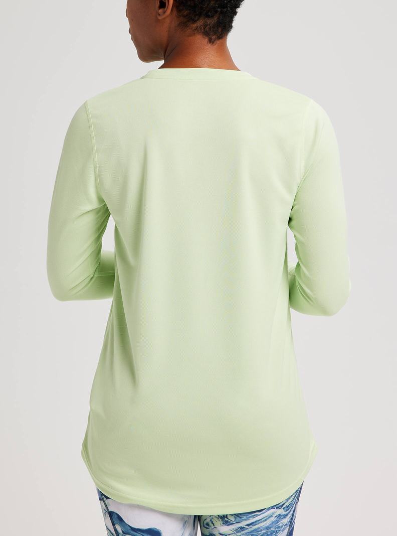 Burton Multipath Active Long Sleeve T-Shirts Damen Grün | 290-QFDZCV