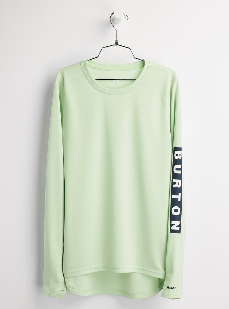 Burton Multipath Active Long Sleeve T-Shirts Damen Grün | 290-QFDZCV