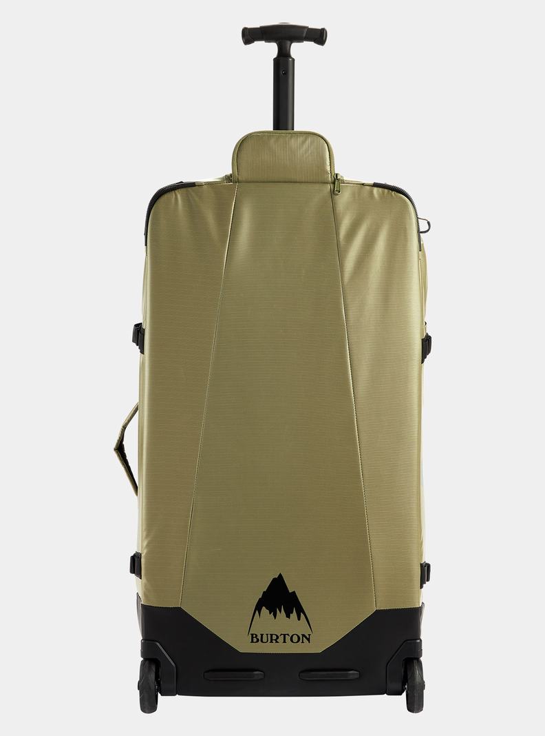 Burton Multipath Checked 90L Travel Rucksack Unisex Olivgrün | 489-JGZTXD