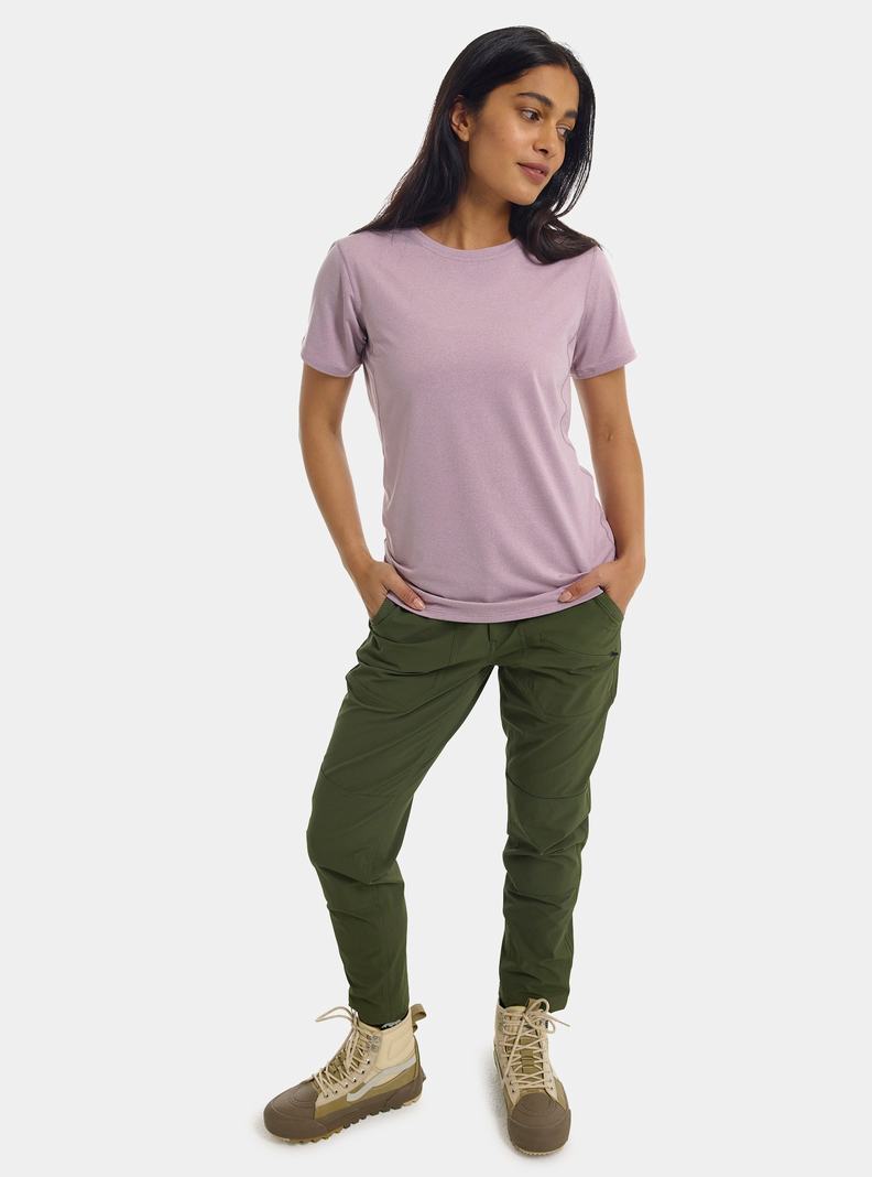 Burton Multipath Essential Tech Kurzes Sleeve Funktionswäsche Damen Lavendel | 143-FOBETD