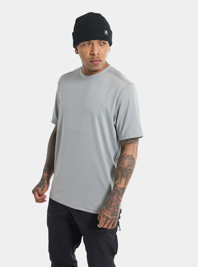 Burton Multipath Essential Tech Kurzes Sleeve Funktionswäsche Herren Grau | 317-AKLRQV