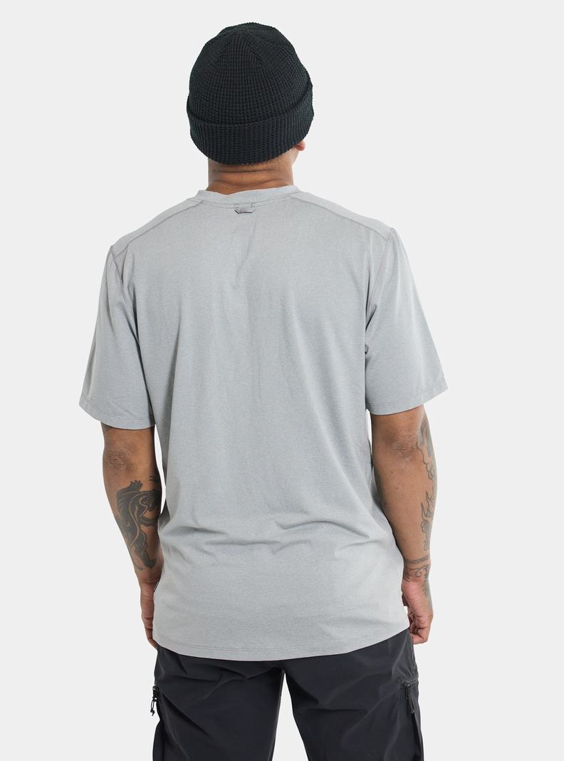Burton Multipath Essential Tech Kurzes Sleeve Funktionswäsche Herren Grau | 317-AKLRQV