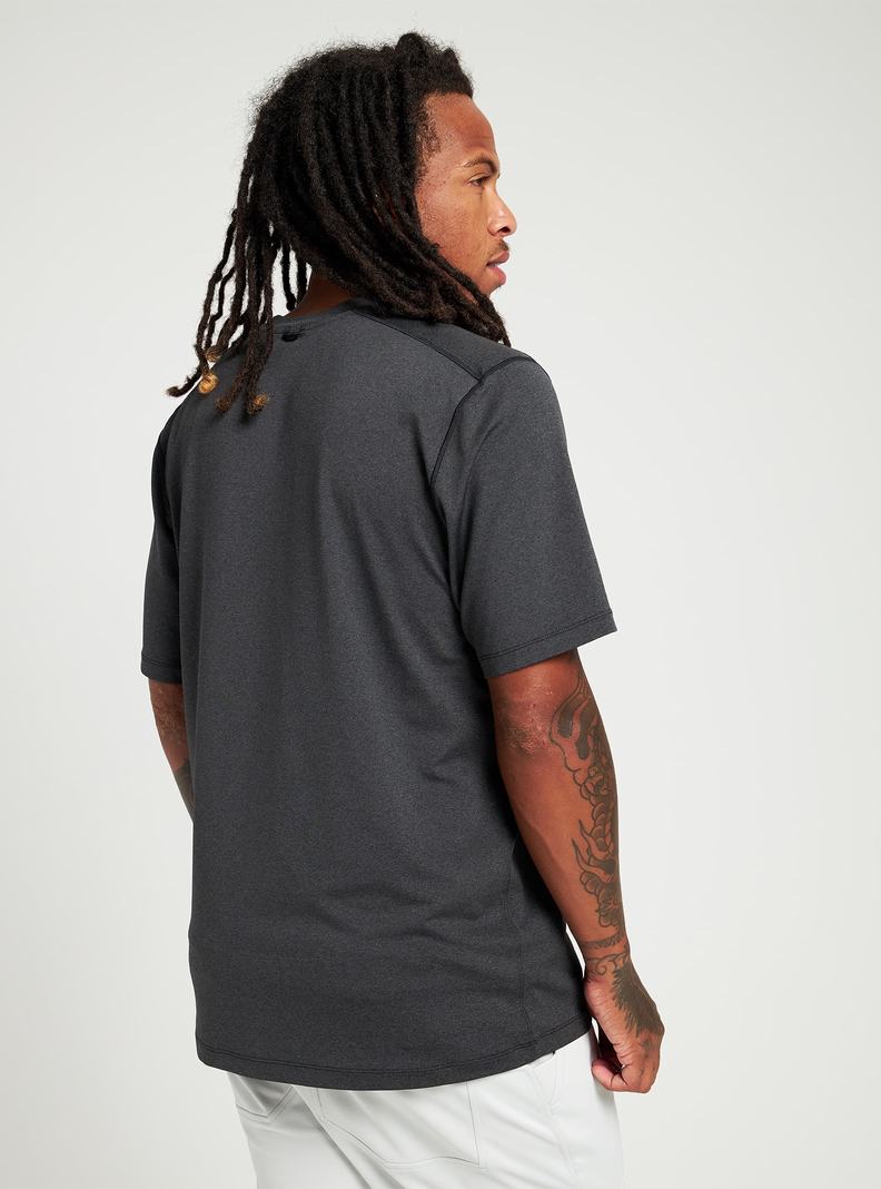 Burton Multipath Essential Tech Kurzes Sleeve Funktionswäsche Herren Schwarz | 972-MCRUFA