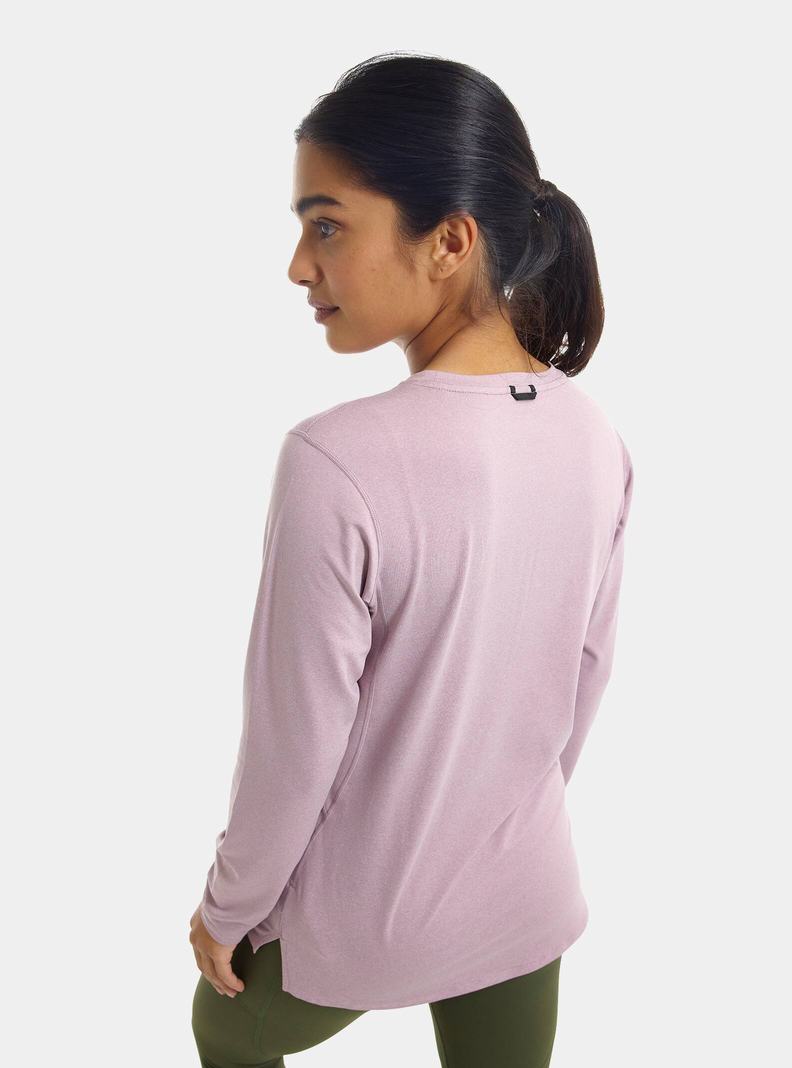 Burton Multipath Essential Tech Long Sleeve Funktionswäsche Damen Lila | 016-RJYMWK