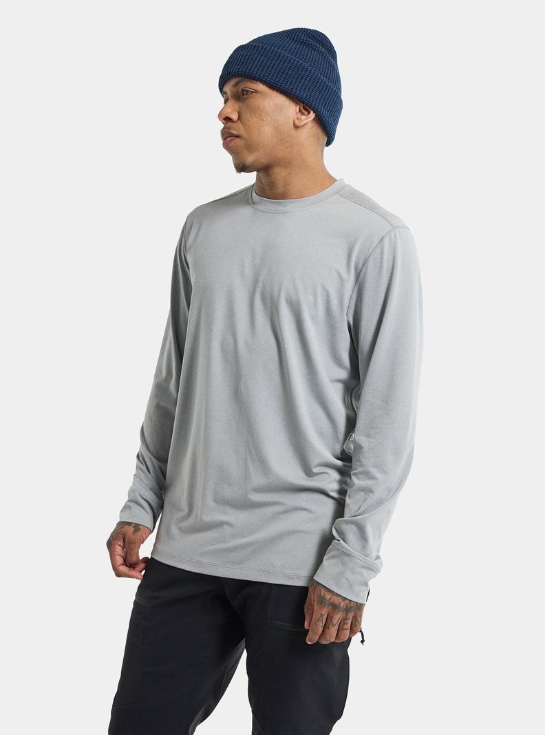 Burton Multipath Essential Tech Long Sleeve Funktionswäsche Herren Grau | 352-VCPFXU