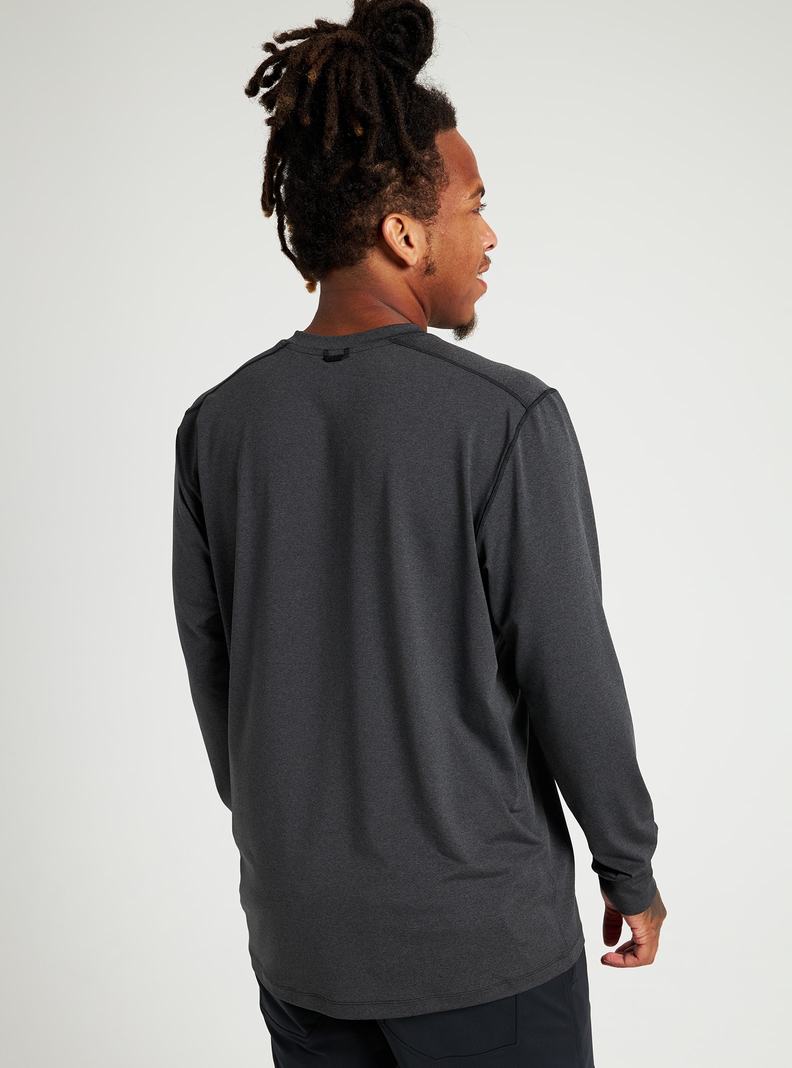 Burton Multipath Essential Tech Long Sleeve Funktionswäsche Herren Schwarz | 675-TEXUPV