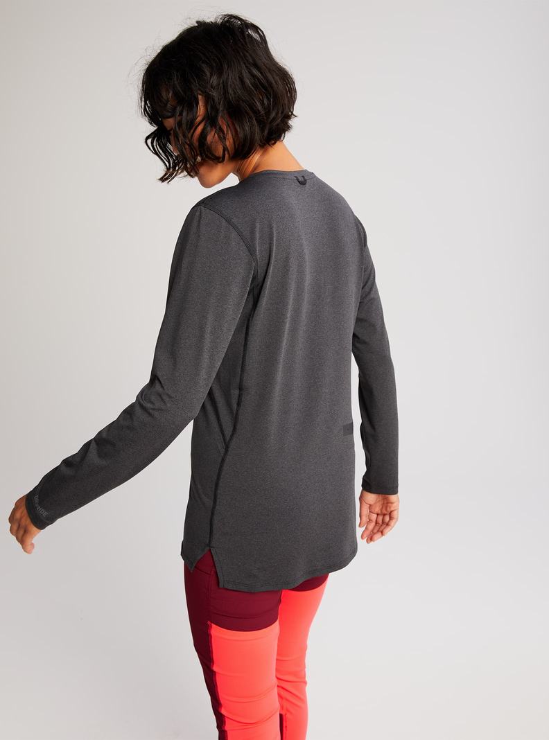 Burton Multipath Essential Tech Long Sleeve Funktionswäsche Damen Schwarz | 697-TZEGJC