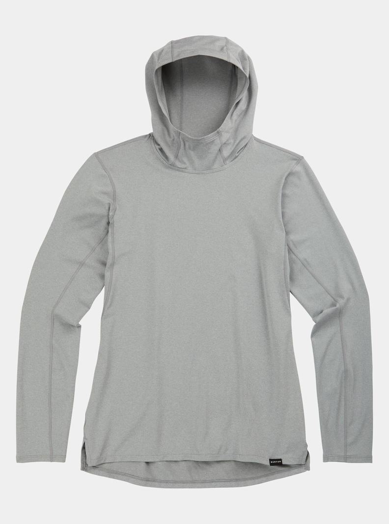 Burton Multipath Essential Tech Pullover Hoodie Damen Grau | 527-KXMCVW