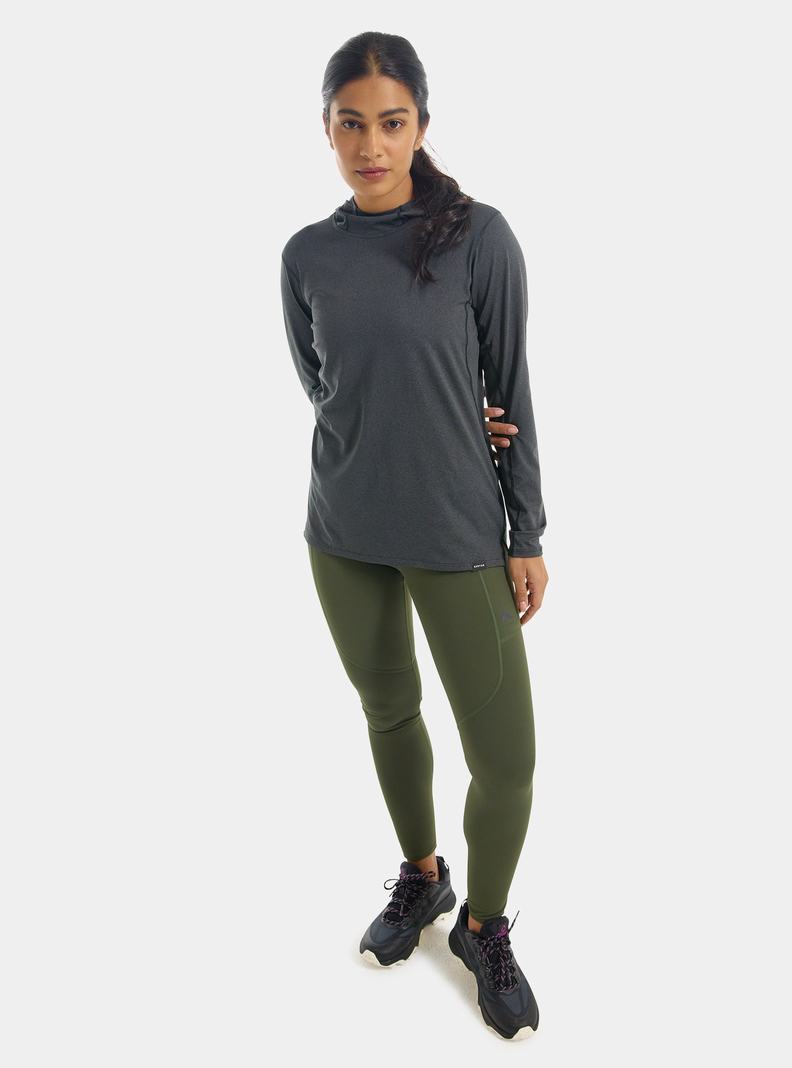 Burton Multipath Essential Tech Pullover Hoodie Damen Schwarz | 581-HZCBEF