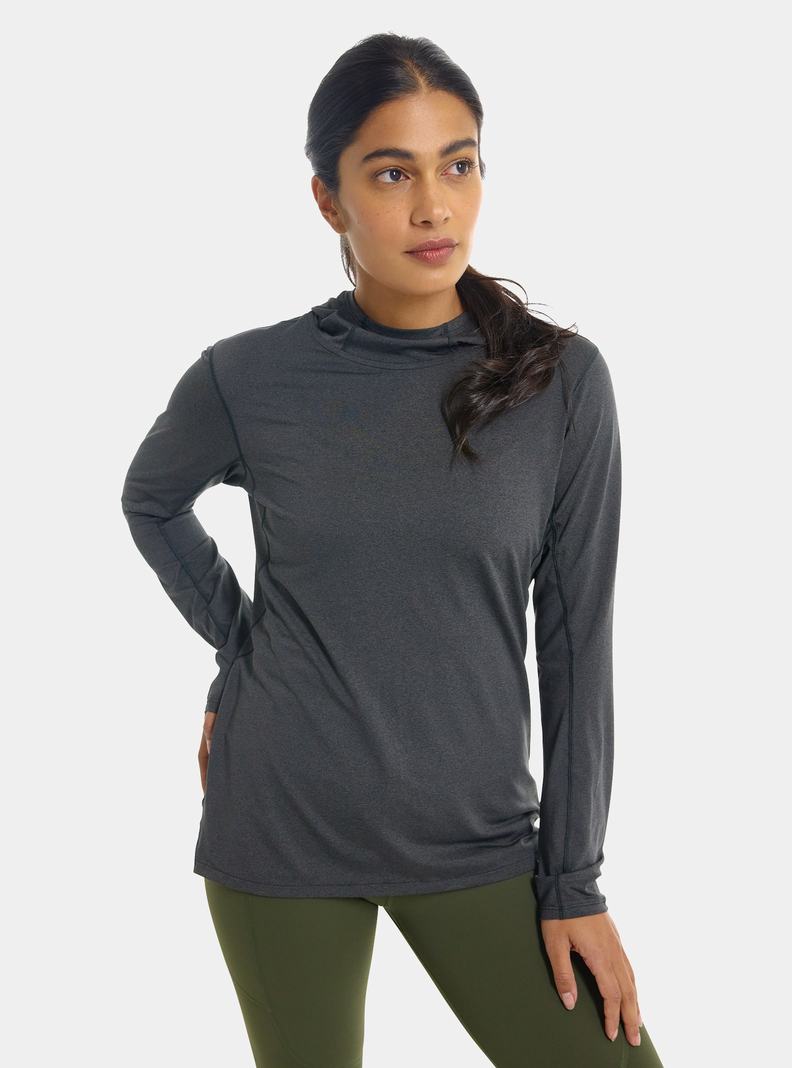 Burton Multipath Essential Tech Pullover Hoodie Damen Schwarz | 581-HZCBEF