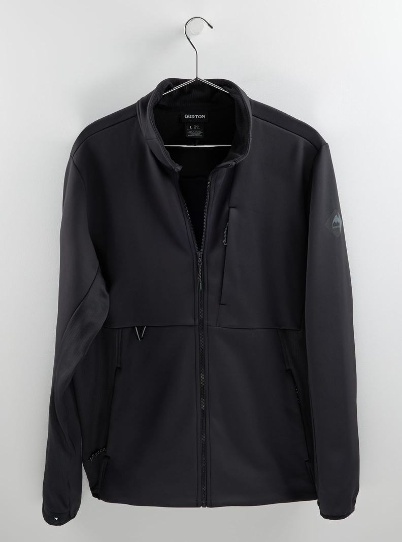 Burton Multipath Full-Zip Fleece Sweatshirts Herren Schwarz | 234-ZPYXWM