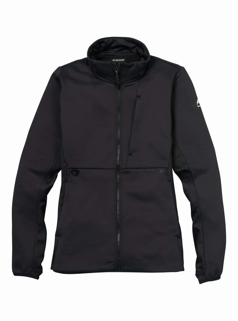 Burton Multipath Full-Zip Fleece Sweatshirts Damen Schwarz | 351-FZBCLD