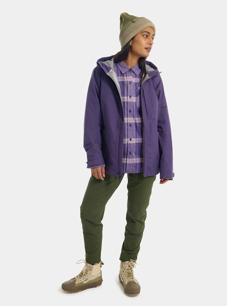 Burton Multipath GORE-TEX 2L Snowboardjacke Damen Lila | 187-OQVWTP
